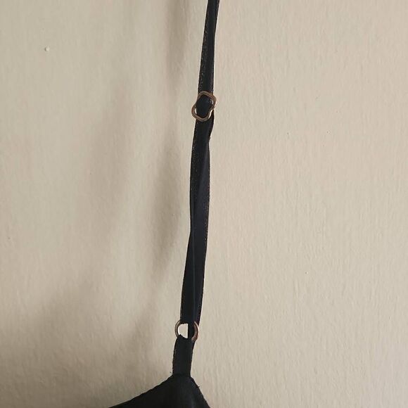 Marciano by Guess Black Silk Tiered, Ruffled, Beaded Mini Dress/Top. EUC, M - Picture 6 of 8